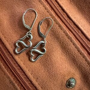 Retired- James Avery double heart earrings